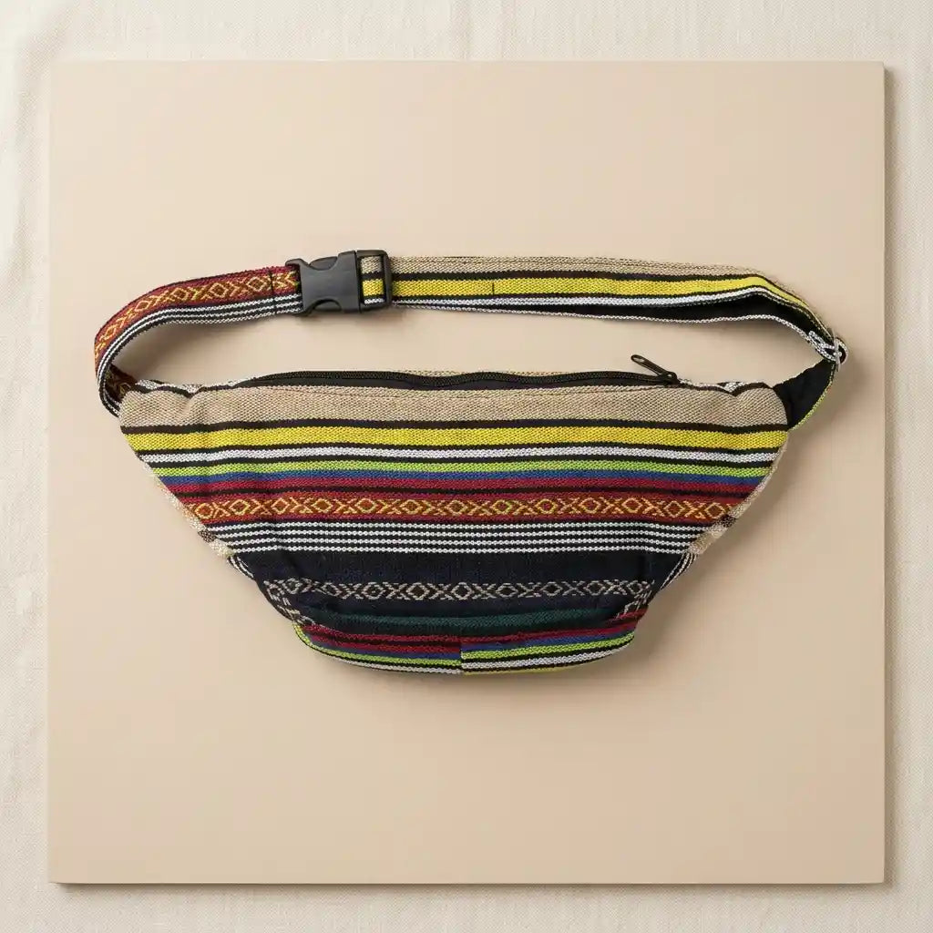 Unisex Himalayan Multi-Color Waist Bag