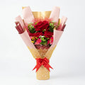 Premium Artificial Red Rose Flower Bouquet