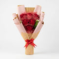 Artificial Rose Bouquet with Glitter Wrap