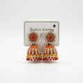 Traditional Star Stud Jhumka Earrings Qatar