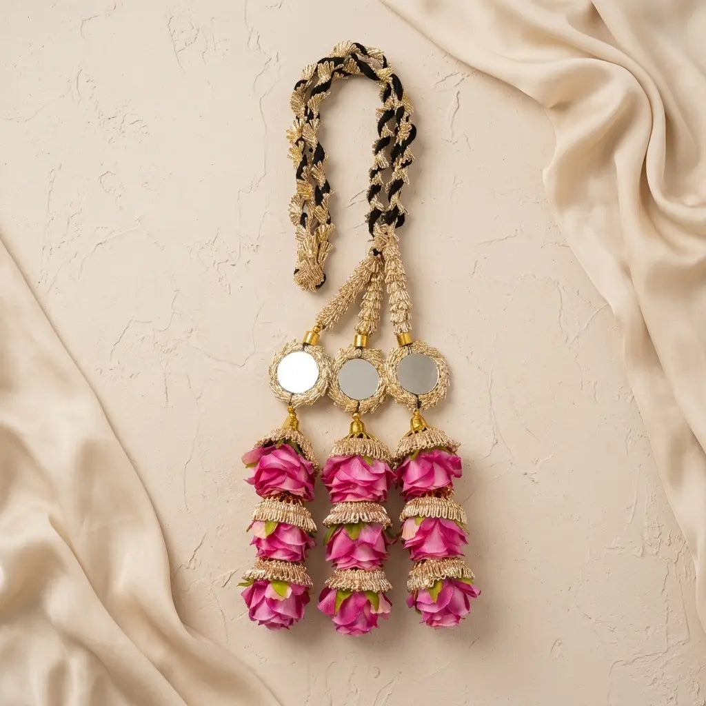 Pink Rose Paranda Hair Accessory