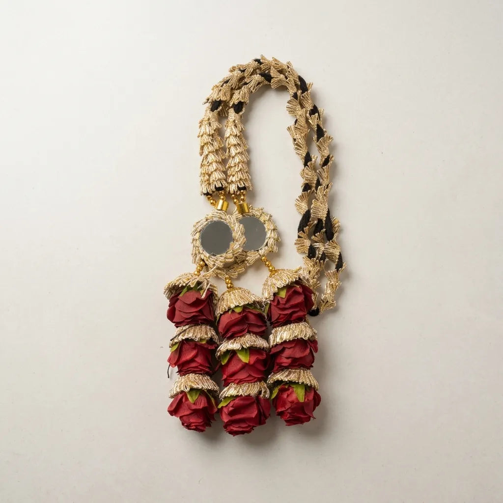 Red Rose Paranda Hair Accessory
