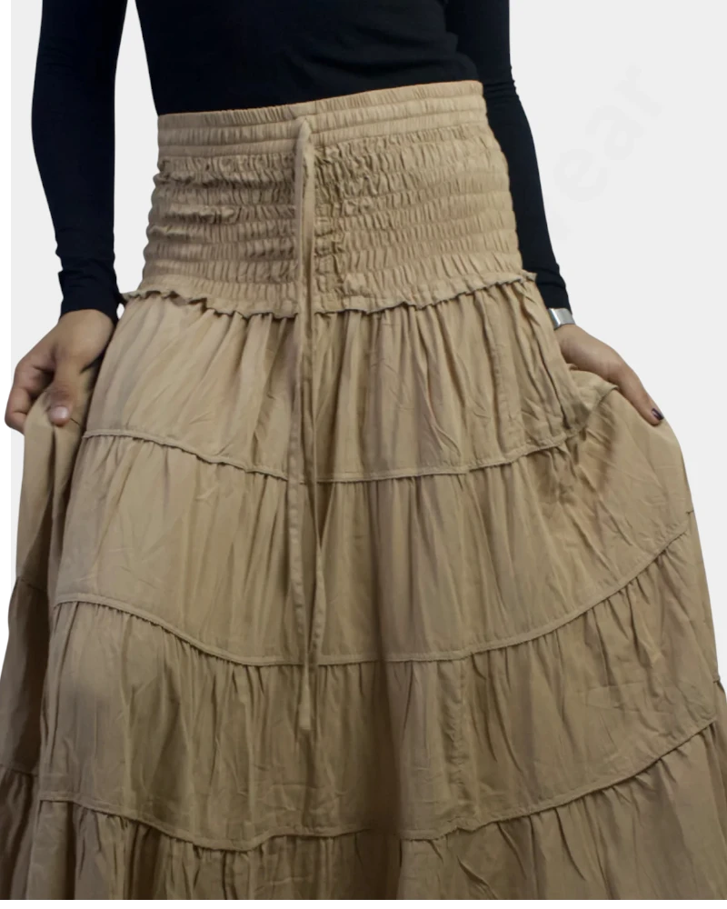 2 IN 1 Long Skirt - Free Size