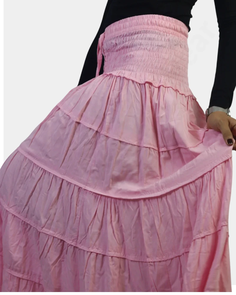 2 IN 1 Long Skirt - Free Size