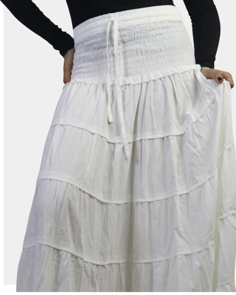 2 IN 1 Long Skirt - Free Size