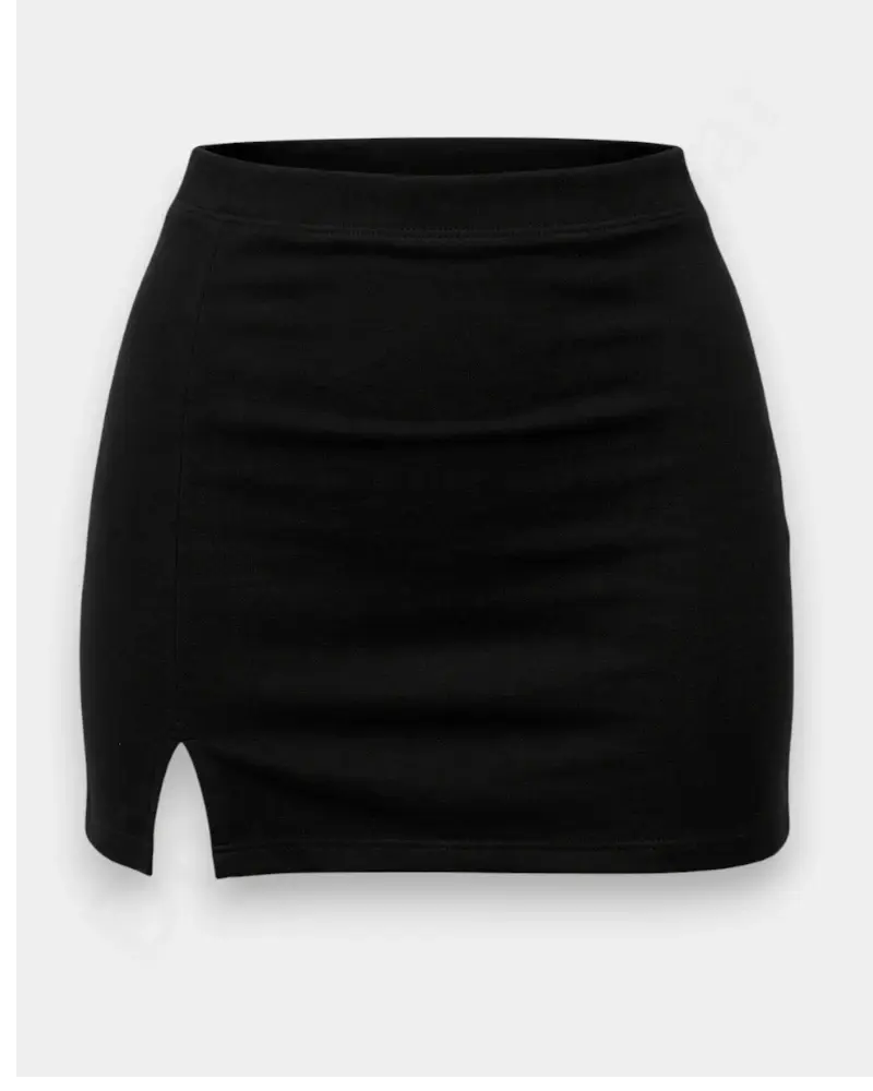 Plain Skirt - Stretchable Shorts & Skirts