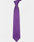 Purple grid pattern men's formal tie for business or wedding wear