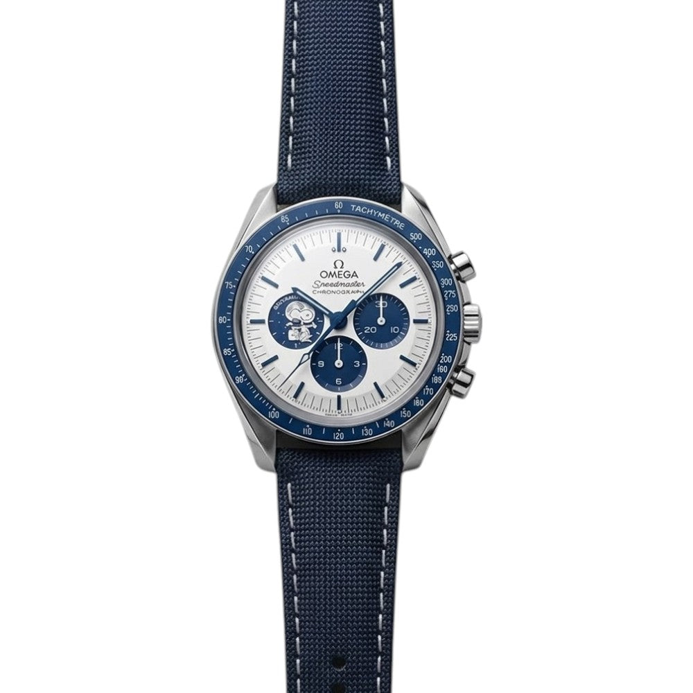 Men's Panda Pattern Quartz Watch | Blue & White | Stainless Steel Case | Date & Luminous Hands | Business & Sport
